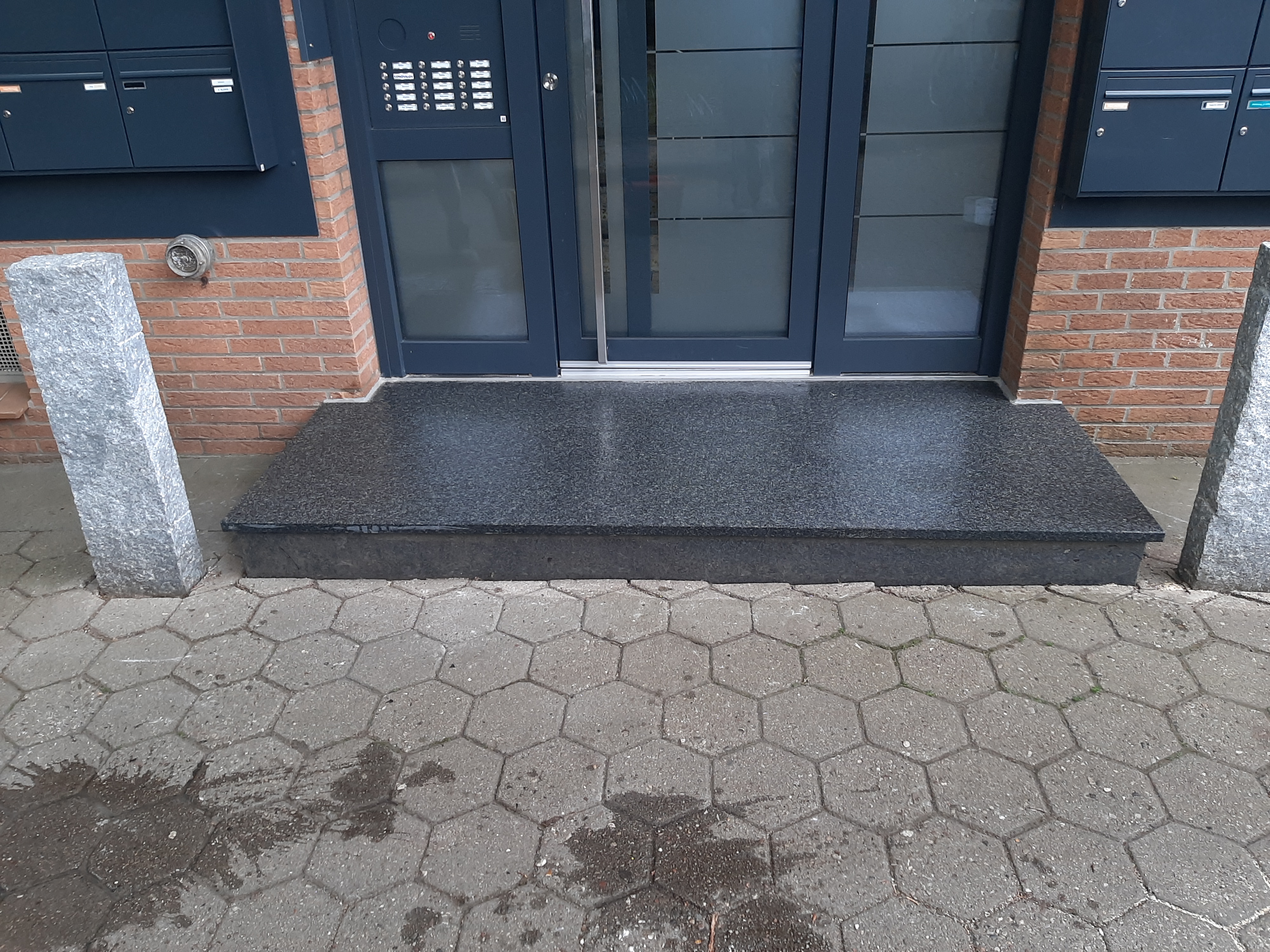 Fertiger Eingangsbereich