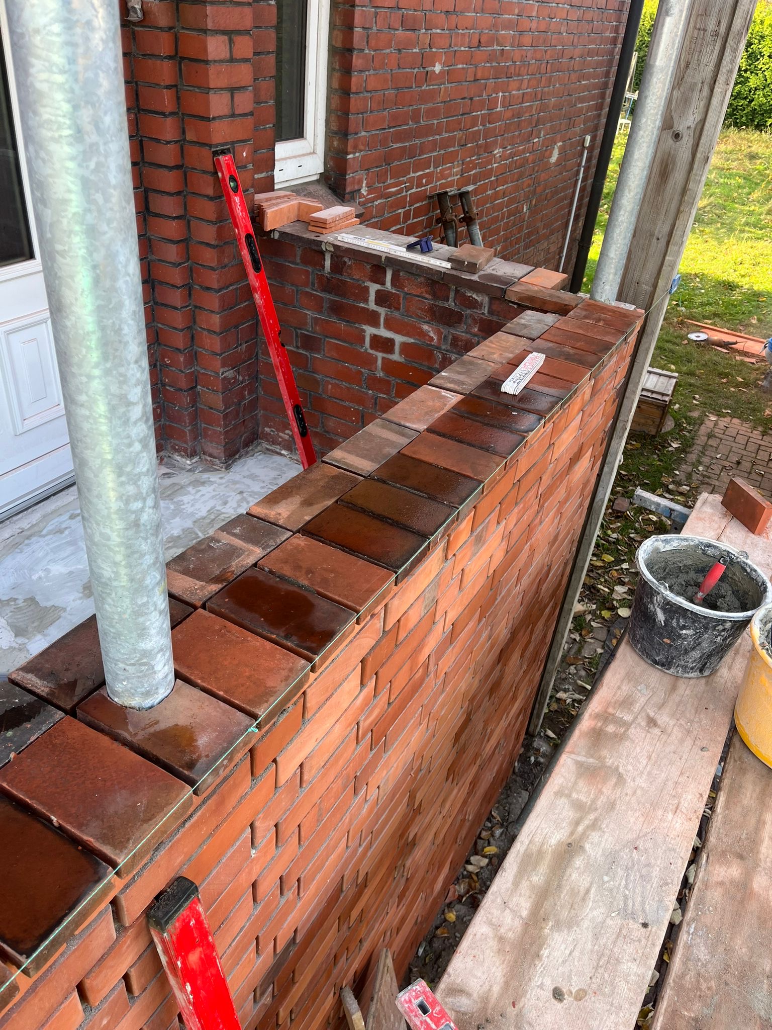 Bauprozess Eingangsbereich