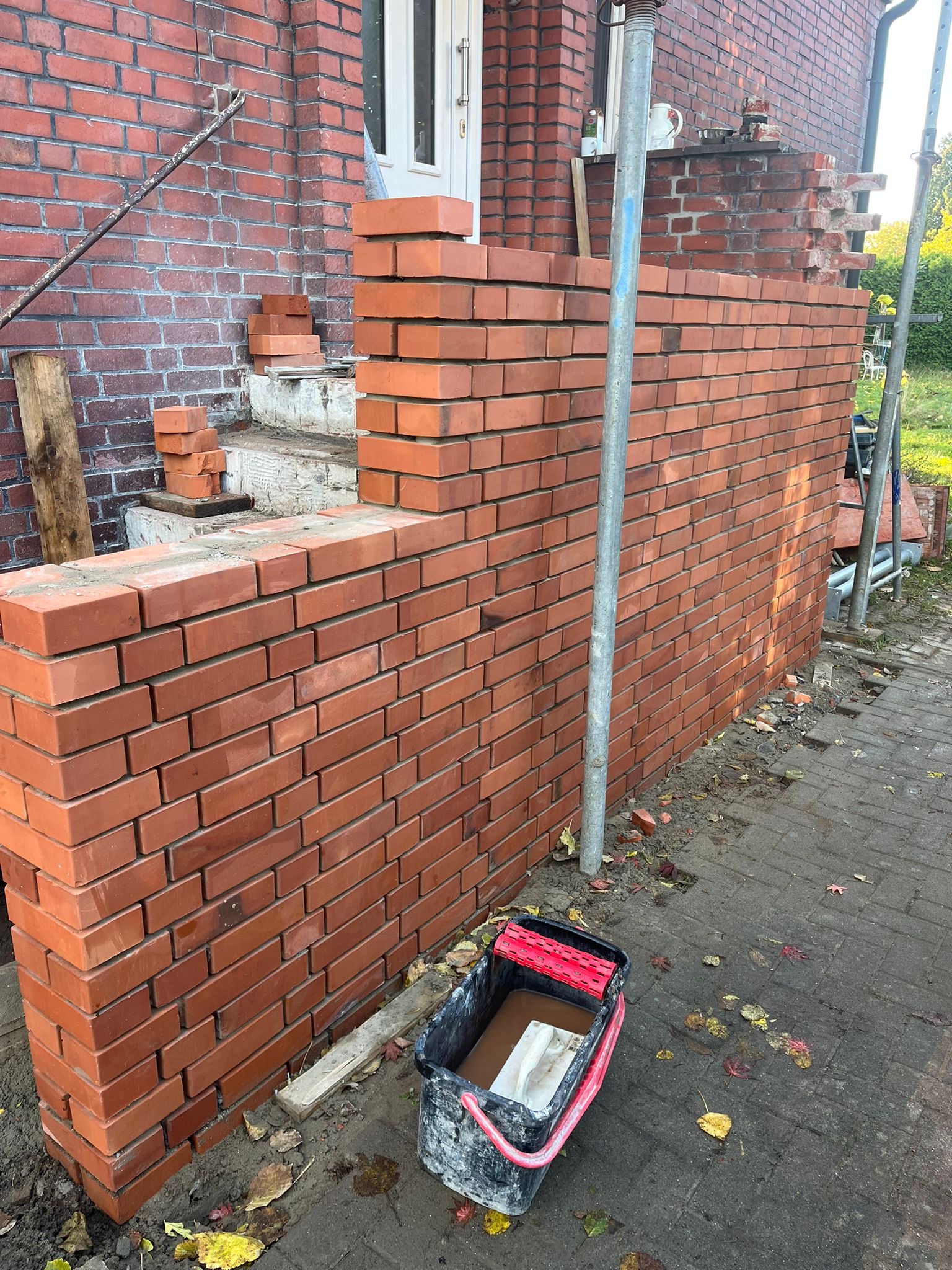 Bauprozess Eingangsbereich